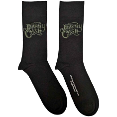 Johnny Cash - Text Logo Uni Bl Socks (Eu 40-45)