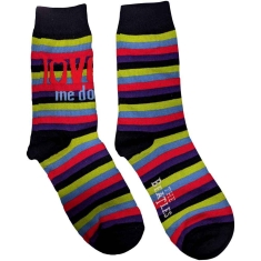 The Beatles - Love Me Do Uni Multi Socks:7