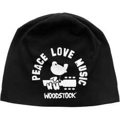 Woodstock - Peace Love Music Jd Print Beanie H