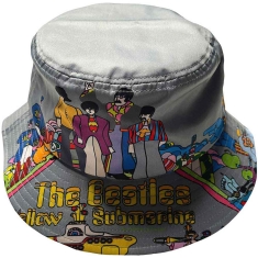 The Beatles - Yellow Submarine Grey Bucket Hat: 