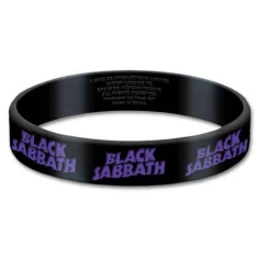 Black Sabbath - Logo Gum Wristband