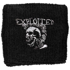 The Exploited - Mohican Skull Embroidered Wristba