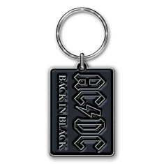 Ac/Dc - Back In Black Cast Metal Keychain
