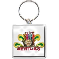 The Beatles - Sgt Pepper Naked Photo Print Keychain