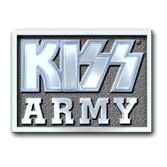 Kiss - Army Block Pin Badge