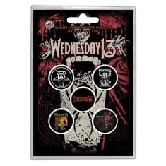 Wednesday 13 - Condolences Retail Packed Button Badge