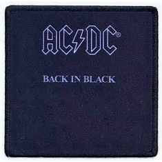 Ac/Dc - Back In Black Printed Patch