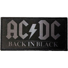 Ac/Dc - Back In Black Printed Patch