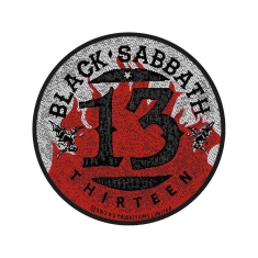 Black Sabbath - 13/Flames Circular Retail Packaged Patch