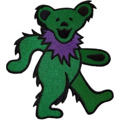Grateful Dead - Green Dancing Bear Woven Patch