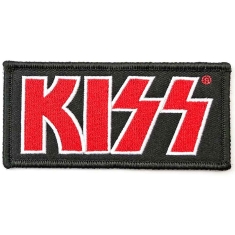 Kiss - Red Logo Woven Patch