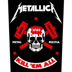 Metallica - Metal Militia Back Patch