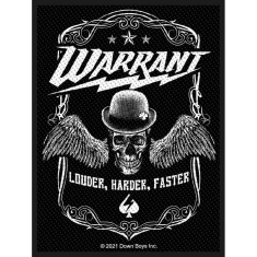 Warrant - Louder Harder Faster Standard Patch