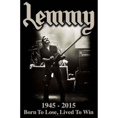 Lemmy - Lived To Win Textile Poster