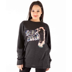 Billie Eilish - Neon Silhouette Uni Char L/S:  S