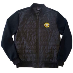 Guns N Roses - Classic Logo Uni Bl Quilted Jacket: 