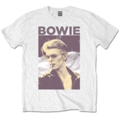 David Bowie - Smoking Uni Wht  2Xl