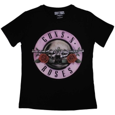 Guns N Roses - Classic Logo Lady Bl    S