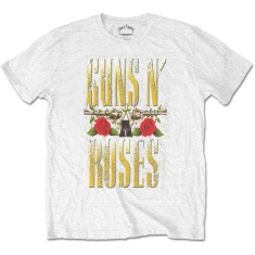 Guns N Roses - Big Guns Uni Wht  1Xl