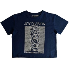 Joy Division - Unknown Pleasures Fp Lady Denim Crop Top