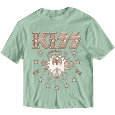 Kiss - Spirit Of '76 Lady Green Crop Top: 