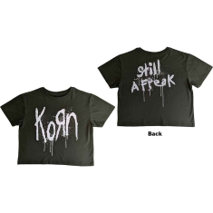 Korn - Still A Freak Lady Green Crop Top: 