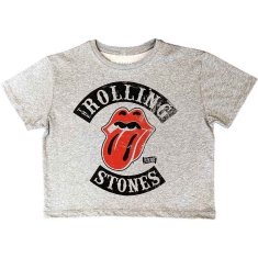 Rolling Stones - Tour 78 Lady Grey Crop Top: 