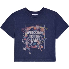 Space Jam 2 - Welcome To The Jam Lady Navy Crop Top: 