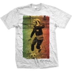 Bob Marley - Rasta Football Slub Uni Grey