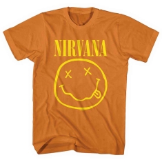 Nirvana - Yellow Happy Face Uni Orange 