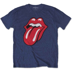 Rolling Stones - Classic Tongue Boys T-Shirt Navy