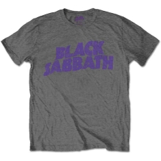 Black Sabbath - Wavy Logo Boys T-Shirt Char