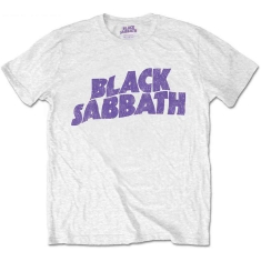Black Sabbath - Wavy Logo Boys T-Shirt Wht