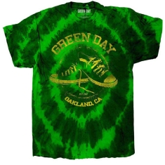 Green Day - All Stars Boys T-Shirt Green Dip-Dye