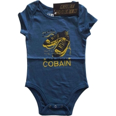 Kurt Cobain - Laces Toddler Navy Babygrow
