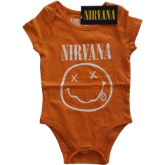 Nirvana - Happy Face Toddler Orange Babygrow