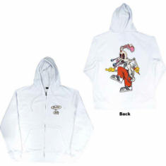 Blink-182 - Roger Rabbit Uni Wht Zip Hoodie 