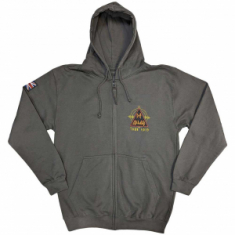 Def Leppard - Logo Tour 2019 Char Zip Hoodie 