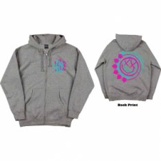 Blink-182 - Double Six Arrow Smile Grey Zip Hoodie