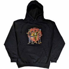Gorillaz - Group Circle Rise Uni Navy Hoodie 