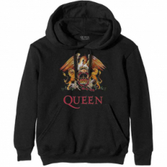 Queen - Classic Crest Bl Hoodie 