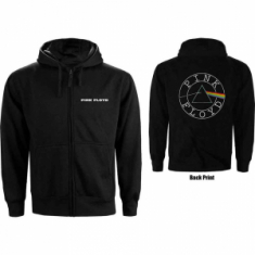 Pink Floyd - Circle Backprint Lady Bl Zip Hoodie