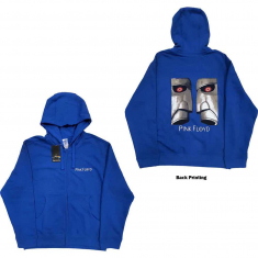Pink Floyd - Metal Heads Close-Up Blue Zip Hoodie 