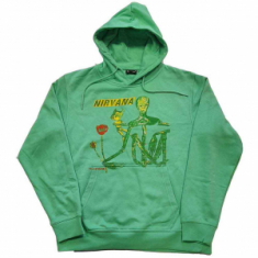Nirvana - Incesticide Uni Green Hoodie 