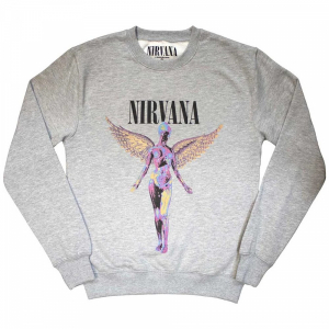 Nirvana - In Utero Uni Grey Sweatshirt 