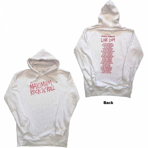 Primal Scream - Maximum Rnr Uni Wht Hoodie