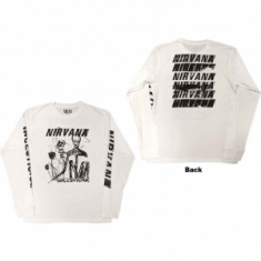 Nirvana - Incesticide Uni Wht Longsleeve 