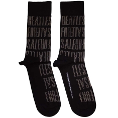 Beatles - For Sale Text Outlines Repeat Uni Bl Socks
