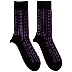 Him - Logo Repeat Uni Bl Socks (Size 40-44)