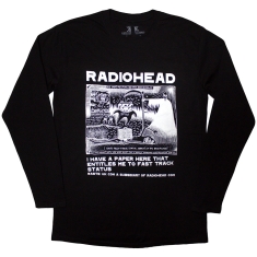 Radiohead - Ice Caps Uni Bl Longsleeve  (S)